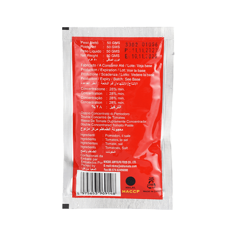 Hur man bedömer kvaliteten på dubbel koncentrerad tomatpasta efter dess färg och struktur?